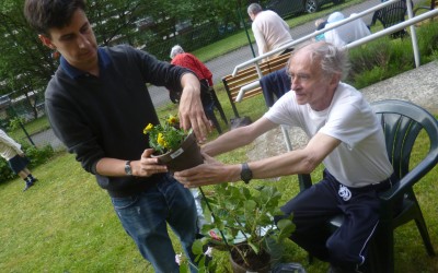 Jardinage de la résidence Renaissance..